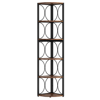 Tribesigns 67 inch Tall Corner Shelf