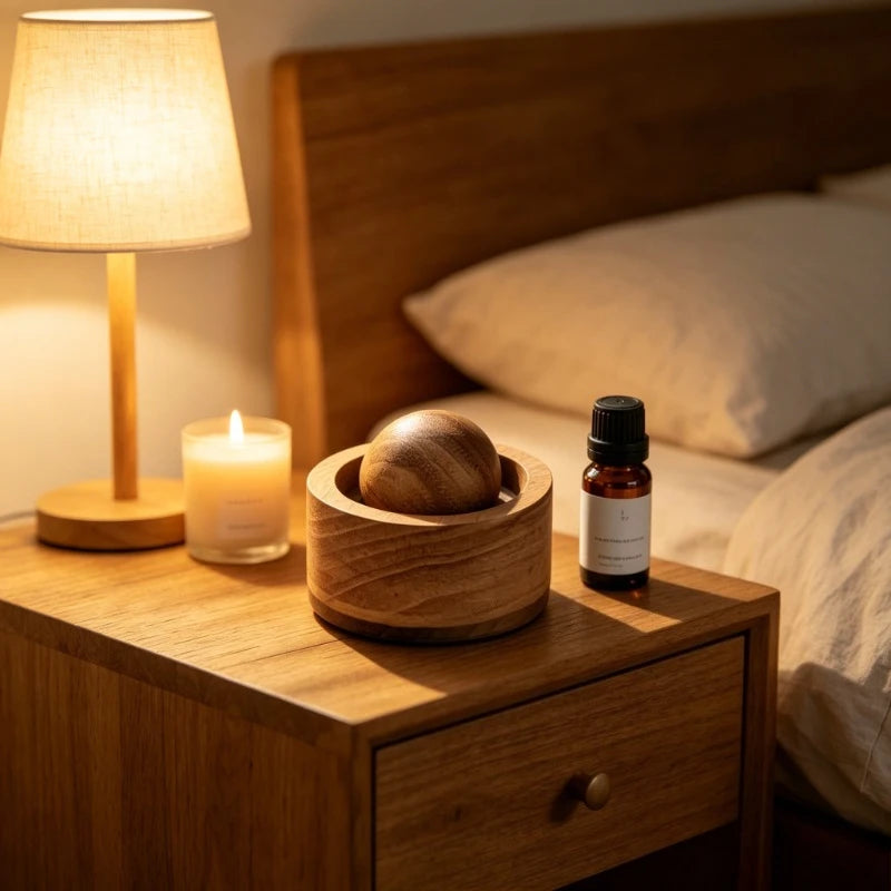 Solid Wood Spherical Essential Oil for Fragrance Enhancement