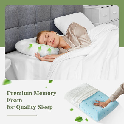 JHK 2-pieces Memory Foam Pillows