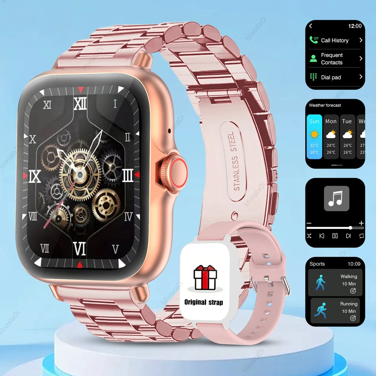 1.83'' Smart Watch with Alerts For iPhone Android