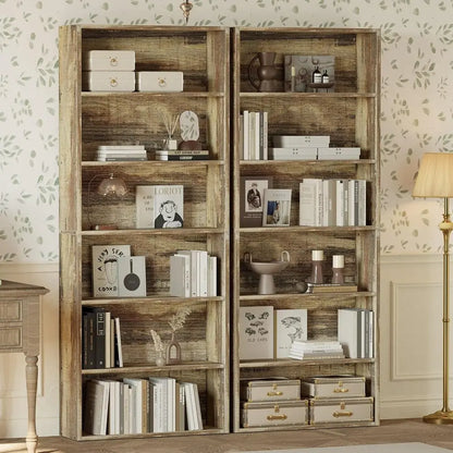 Bookshelves and Bookcases Set