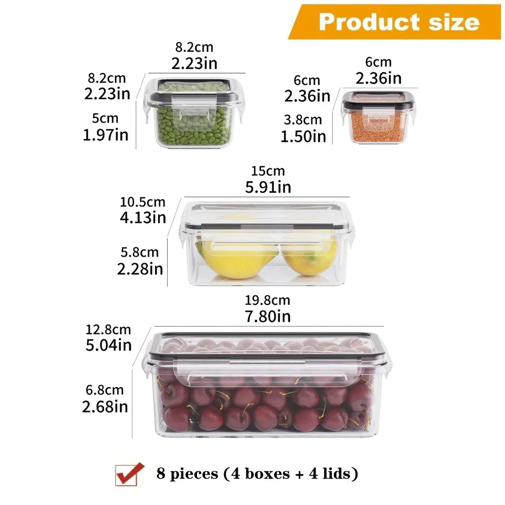 BPA-Free Airtight Food Containers with Locking Lids
