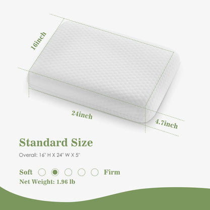 JHK 2-pieces Memory Foam Pillows