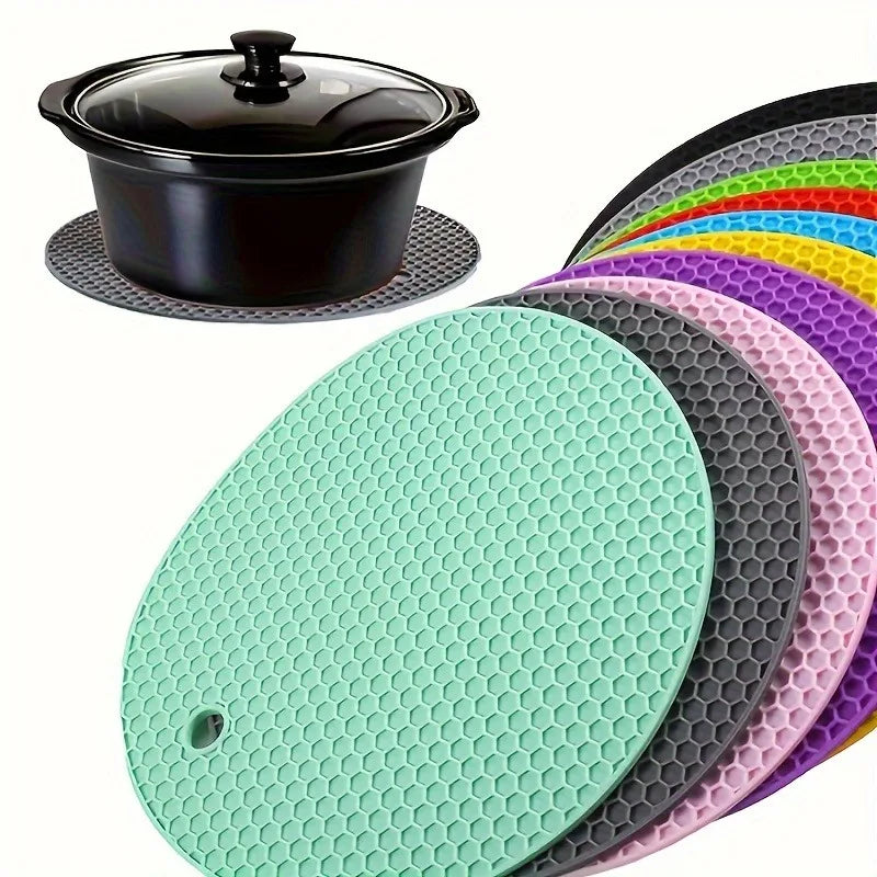 3 Pack Silicone Trivet Pot Mats