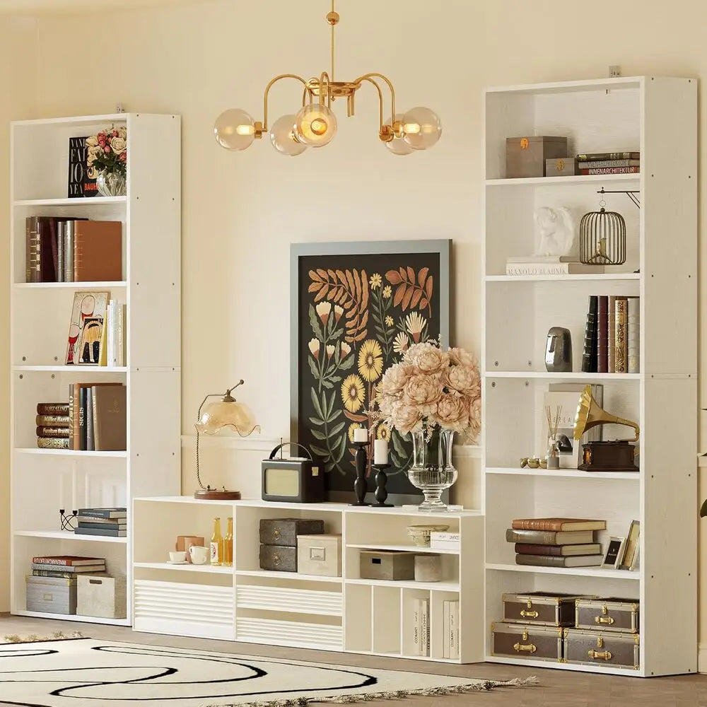 Bookshelves and Bookcases Set