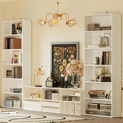 Bookshelves and Bookcases Set
