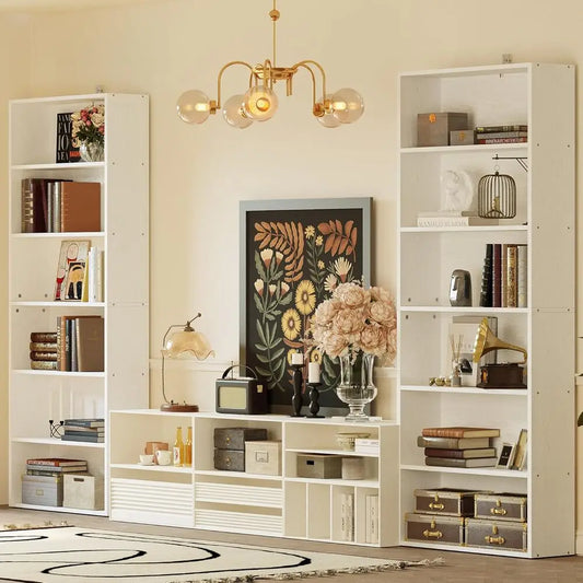 Bookshelves and Bookcases Set