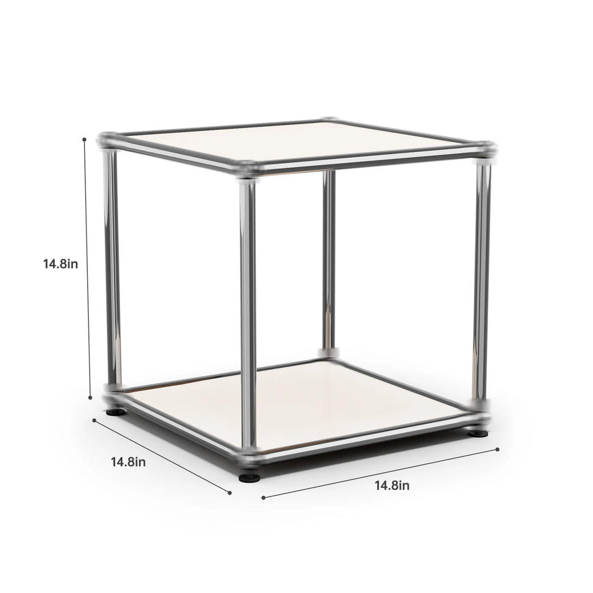 Modern Storage Cabinet Stainless Metal Organizer TV Stand Cabinet