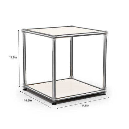 Modern Storage Cabinet Stainless Metal Organizer TV Stand Cabinet