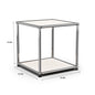 Modern Storage Cabinet Stainless Metal Organizer TV Stand Cabinet
