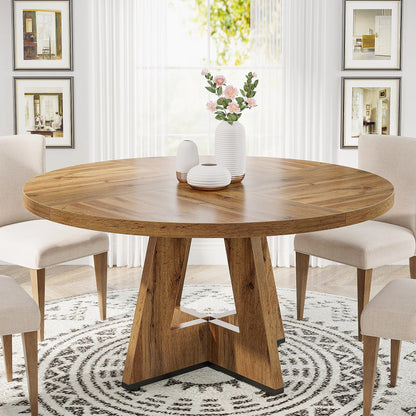 Tribesigns Round Dining Table for 4