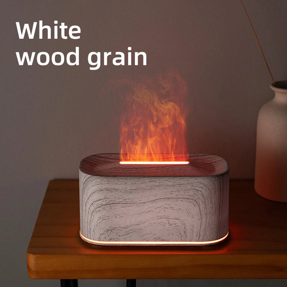 Flame Colorful Water Vapor Humidifier for Aromatherapy