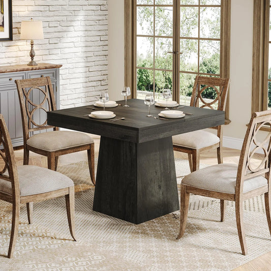 Tribesigns Square Dining Table for 4