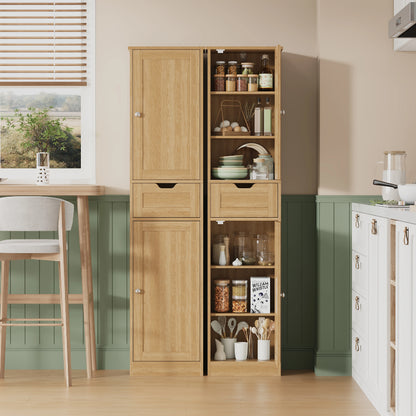 Space-Saving Slim  Storage Cabinet – Vertical Organizer Rack