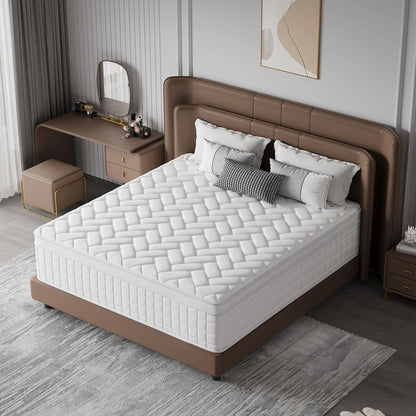 Euro Top Luxury Gel Memory Foam Mattress
