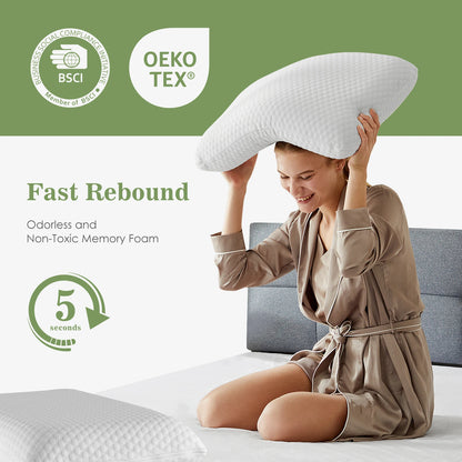 JHK 2-pieces Memory Foam Pillows