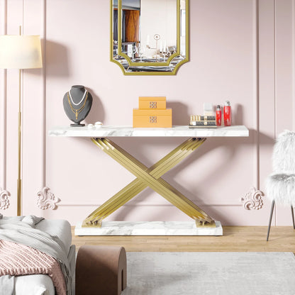 Tribesigns 55 Inch Modern Console Table,