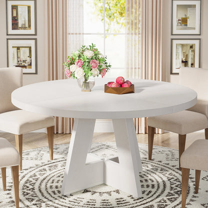 Tribesigns Round Dining Table for 4