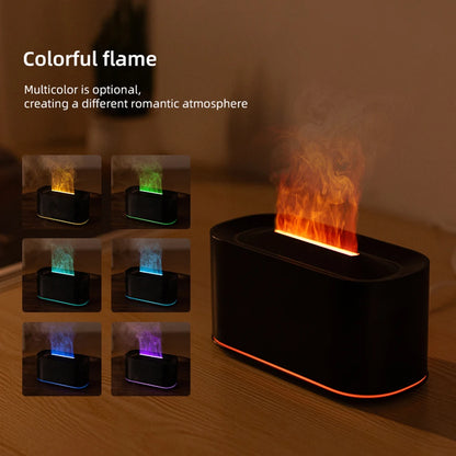 Flame Colorful Water Vapor Humidifier for Aromatherapy