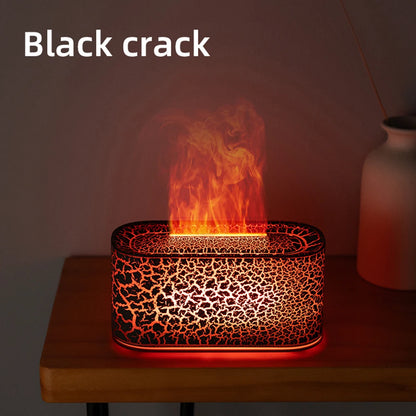 Flame Colorful Water Vapor Humidifier for Aromatherapy
