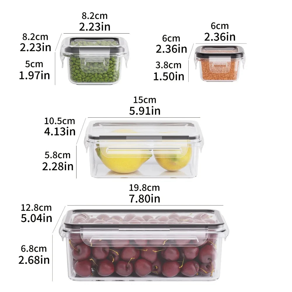 BPA-Free Airtight Food Containers with Locking Lids