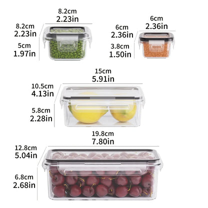 BPA-Free Airtight Food Containers with Locking Lids