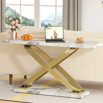 Tribesigns 55 Inch Modern Console Table,