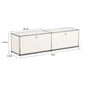 Modern Storage Cabinet Stainless Metal Organizer TV Stand Cabinet