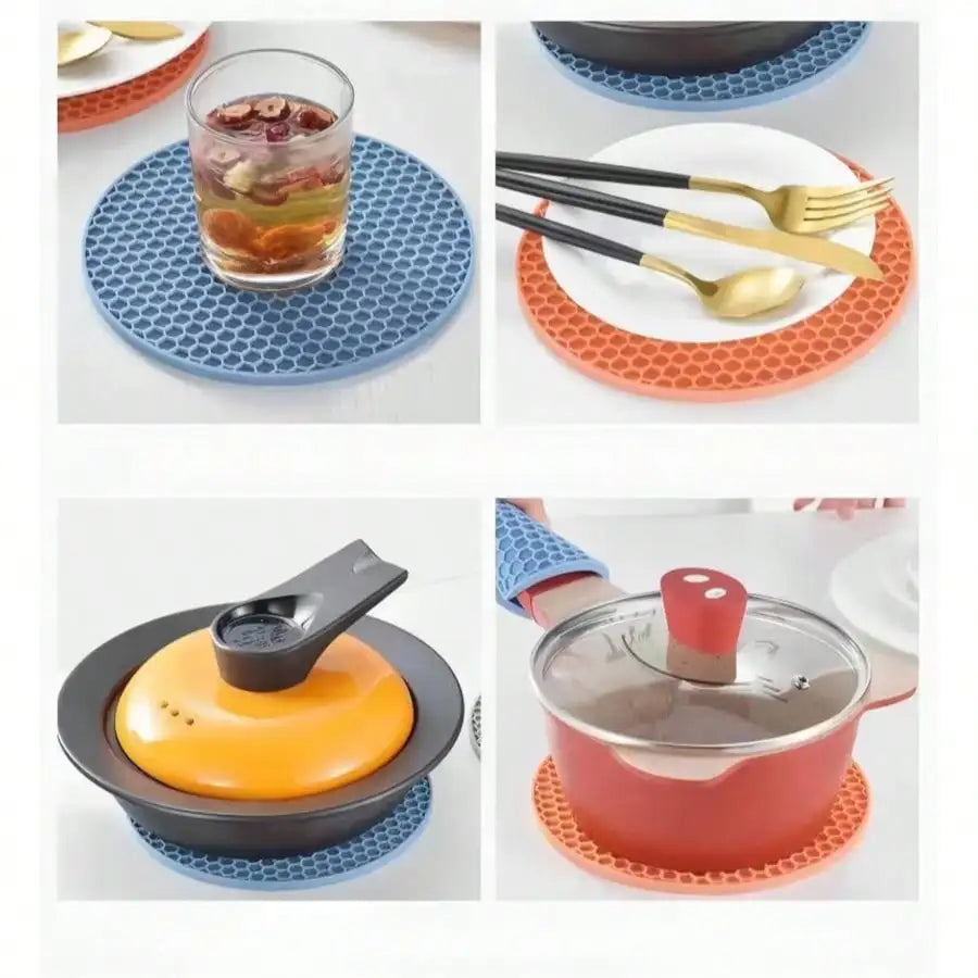 Versatile Non Slip Silicone Hot Mats