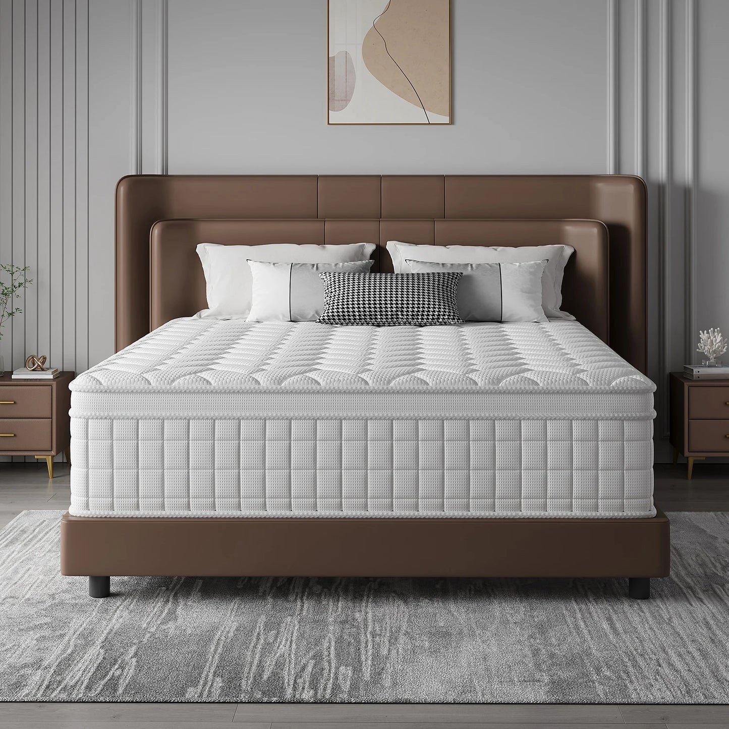 Euro Top Luxury Gel Memory Foam Mattress