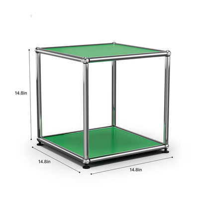 Modern Storage Cabinet Stainless Metal Organizer TV Stand Cabinet