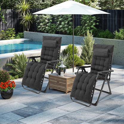JHK Zero Gravity Recliner Camping Patio Lounge Chair Folding