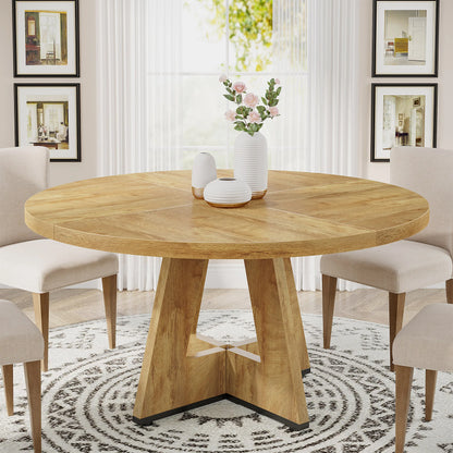 Tribesigns Round Dining Table for 4