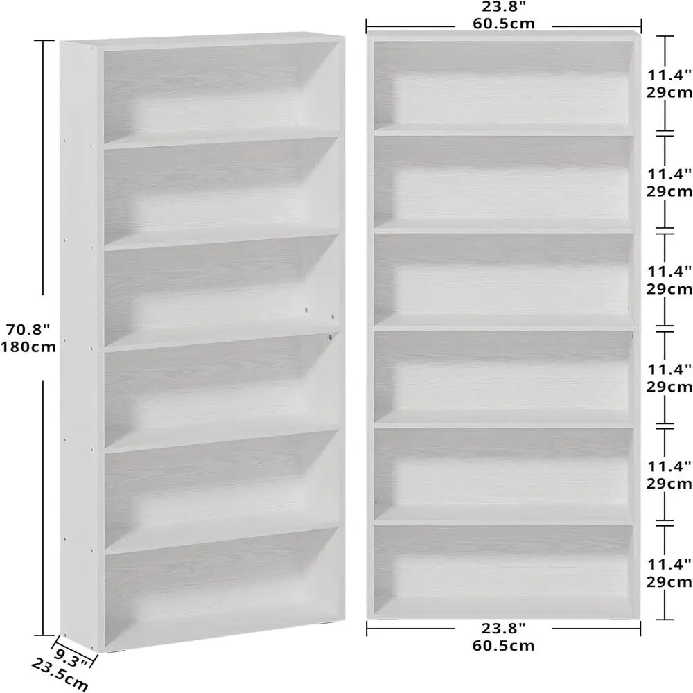 Bookshelves and Bookcases Set
