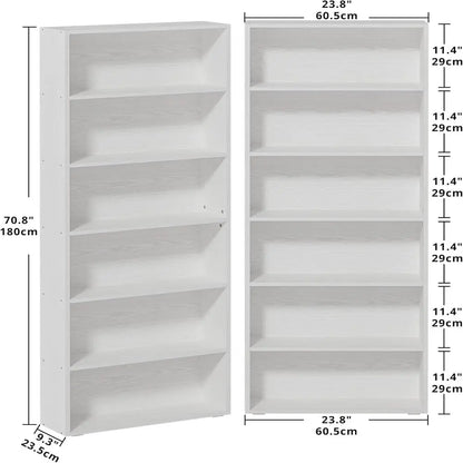 Bookshelves and Bookcases Set