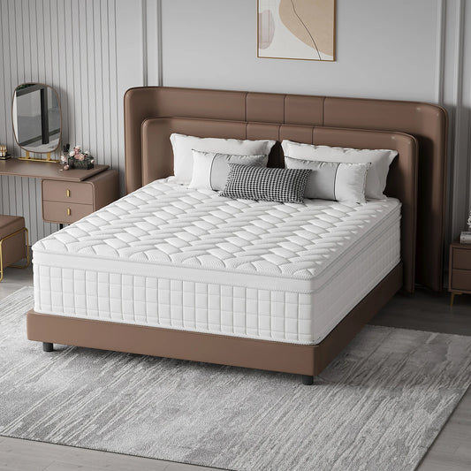 Euro Top Luxury Gel Memory Foam Mattress