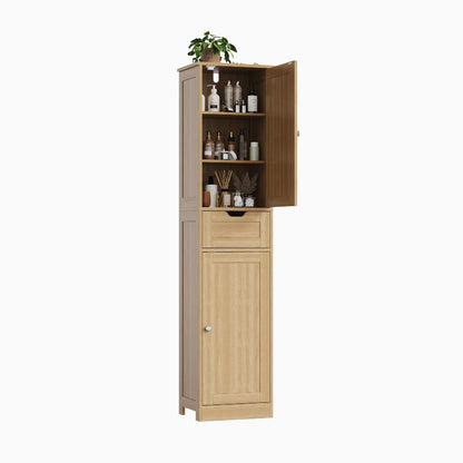 Space-Saving Slim  Storage Cabinet – Vertical Organizer Rack