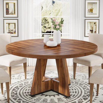 Tribesigns Round Dining Table for 4