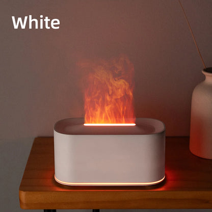 Flame Colorful Water Vapor Humidifier for Aromatherapy