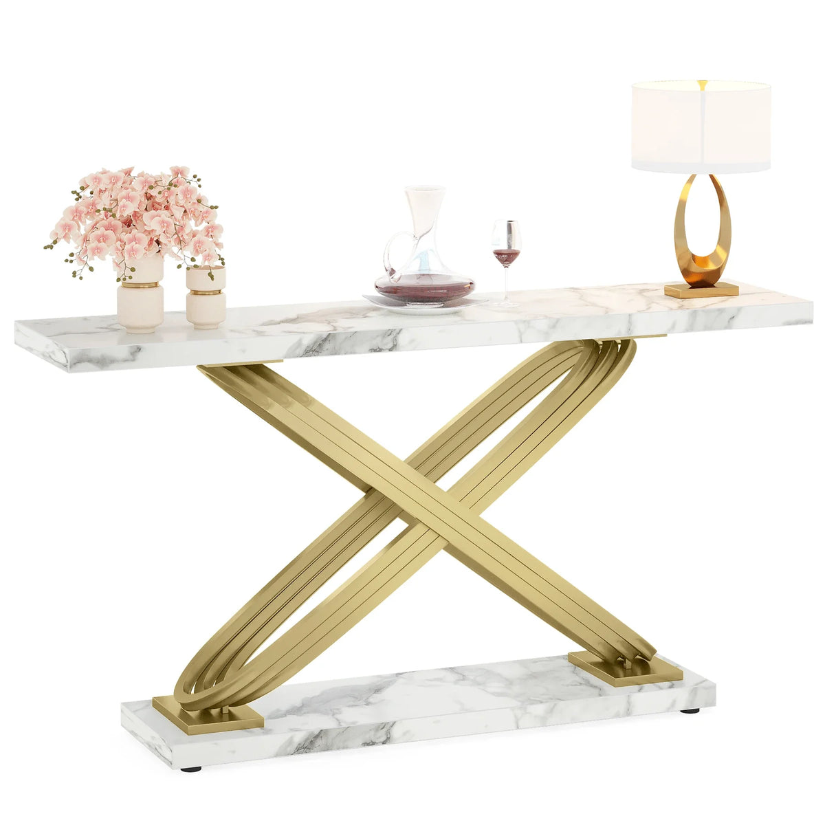 Tribesigns 55 Inch Modern Console Table,