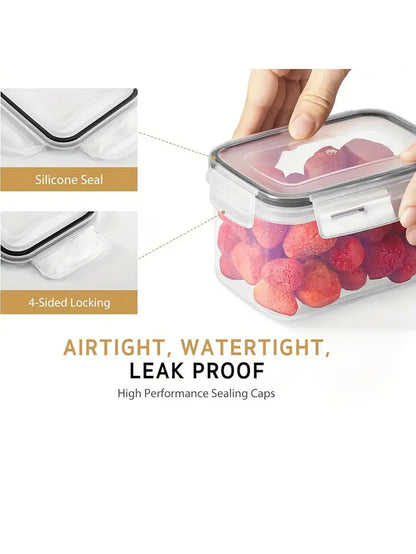 Airtight Food Storage Containers with Labels