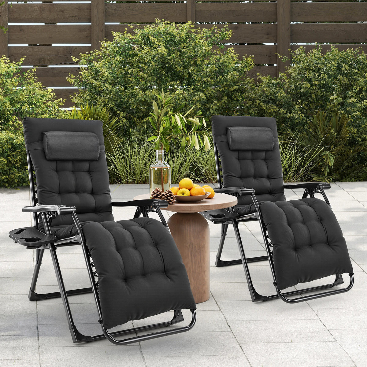 JHK Zero Gravity Recliner Camping Patio Lounge Chair Folding