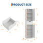 Space-Saving Slim  Storage Cabinet – Vertical Organizer Rack