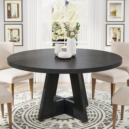 Tribesigns Round Dining Table for 4