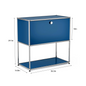 Modern Storage Cabinet Stainless Metal Organizer TV Stand Cabinet