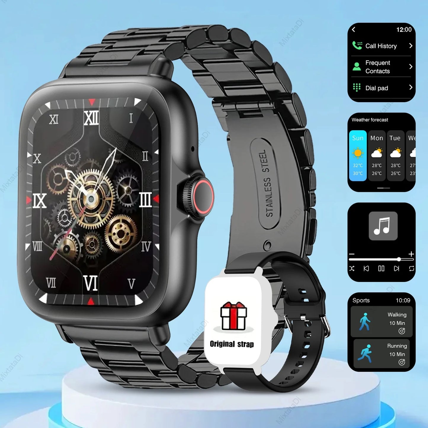 1.83'' Smart Watch with Alerts For iPhone Android