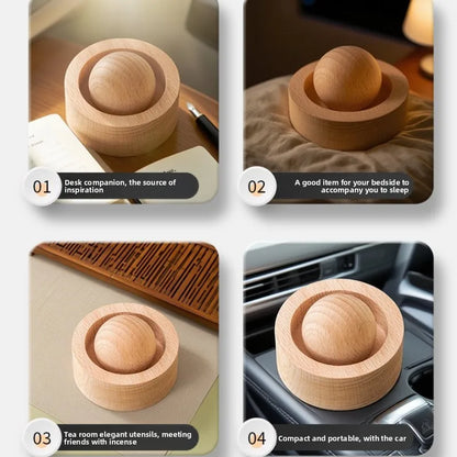 Solid Wood Spherical Essential Oil for Fragrance Enhancement