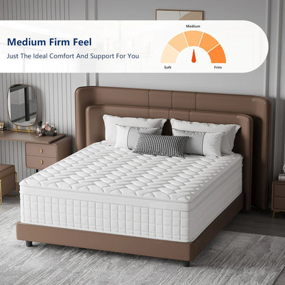 Euro Top Luxury Gel Memory Foam Mattress