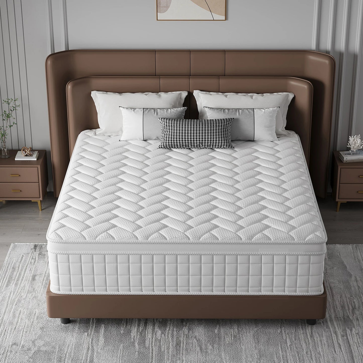 Euro Top Luxury Gel Memory Foam Mattress
