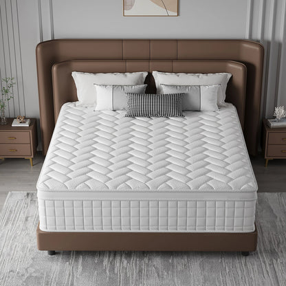 Euro Top Luxury Gel Memory Foam Mattress